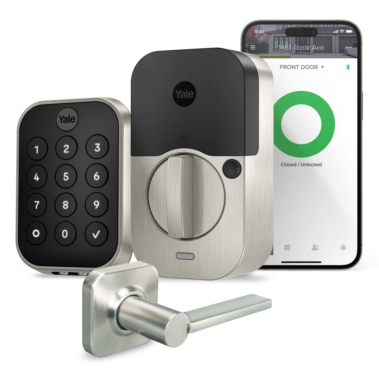 Yale Assure Lock 2 Key-Free Keypad with Bluetooth and Valdosta Lever