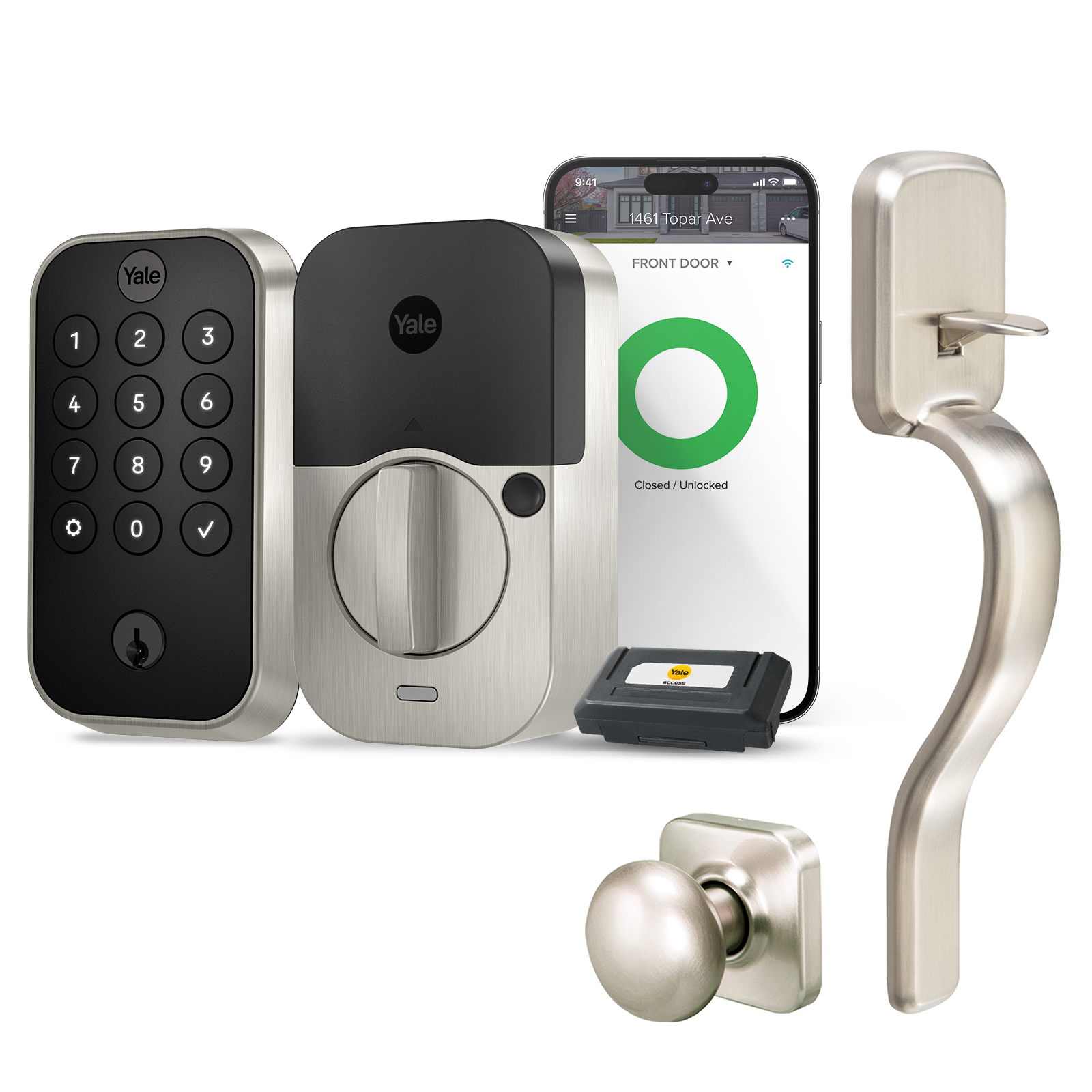 Yale Assure Lock 2 Keypad with Wi-Fi and Ridgefield Handle