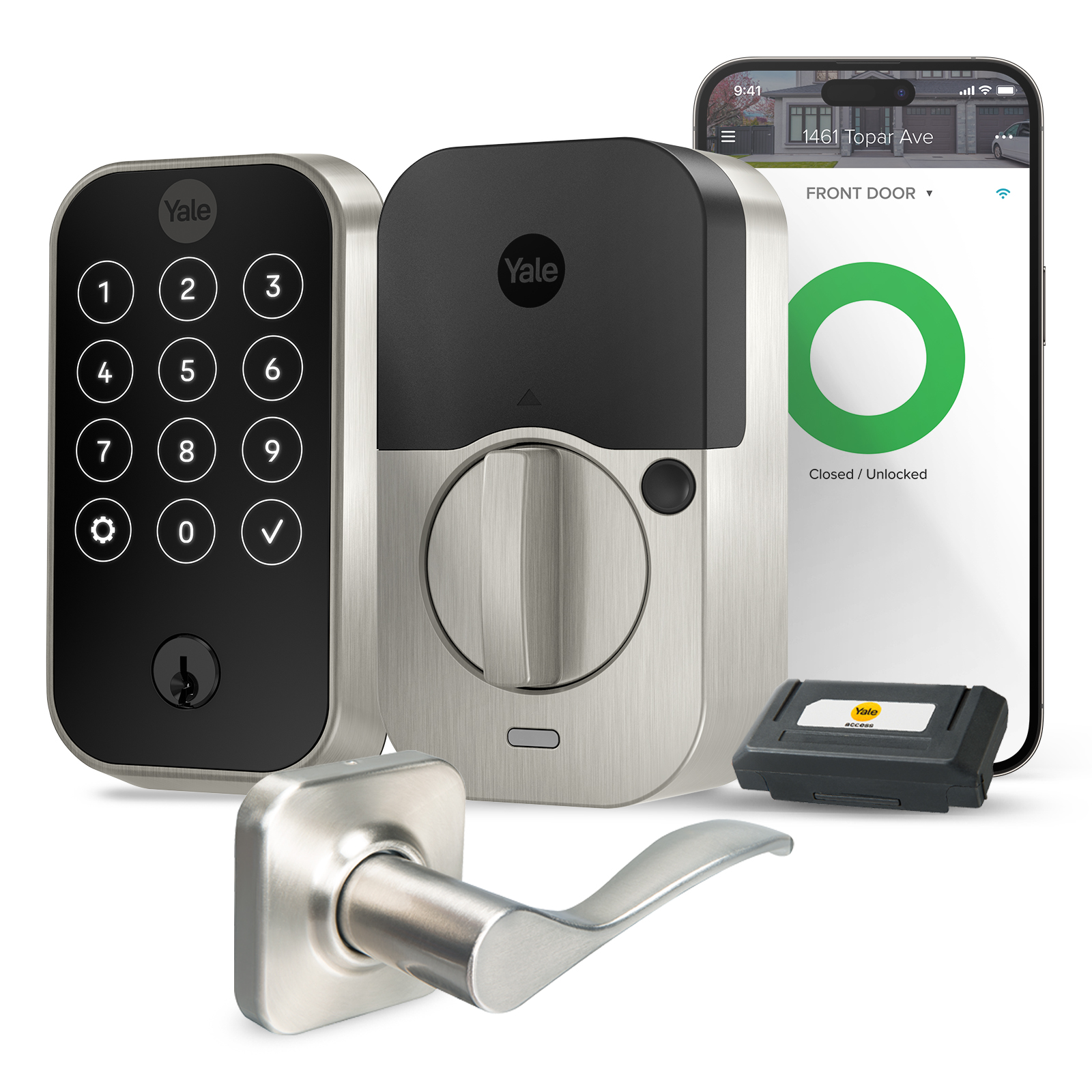 Yale Assure Lock 2 Touchscreen with Wi-Fi and Norwood Lever