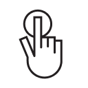 icon of clicking a button