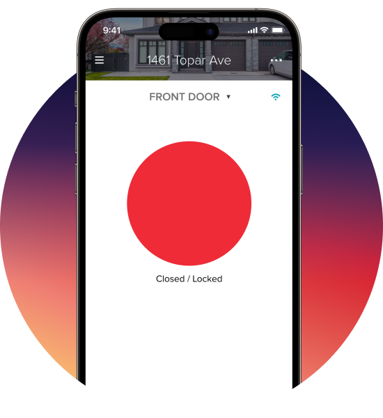 phone screen showing lock state